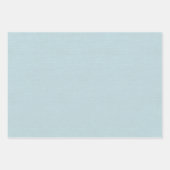 Feuille De Papier Cadeau Bleu pastel texturé (Devant)