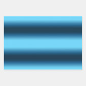 Feuille De Papier Cadeau Bleu rayé (Devant 2)