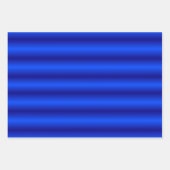 Feuille De Papier Cadeau Bleu saphir (Devant 3)