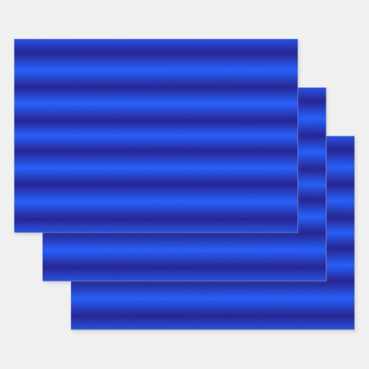 Feuille De Papier Cadeau Bleu saphir (Lot)