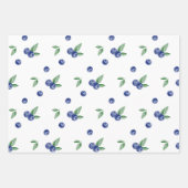 Feuille De Papier Cadeau Bleueberry doux anniversaire (Devant 2)