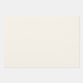 Feuille De Papier Cadeau Bloc de couleur pourpre d'aubergine moderne (Devant 3)