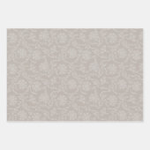 Feuille De Papier Cadeau Blocage imprimé inspiré floral (Devant 2)