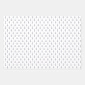 Feuille De Papier Cadeau Blocage imprimé inspiré floral (Devant 3)