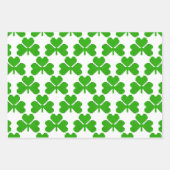 Feuille De Papier Cadeau Blocs de construction shamrock Dessin (Devant)