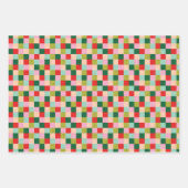 Feuille De Papier Cadeau Blocs de couleurs Joyeuses et lumineuses (Devant 2)