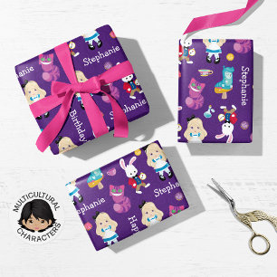 Feuille De Papier Cadeau Blonde Alice's Adventures in Wonderland