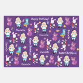 Feuille De Papier Cadeau Blonde Alice's Adventures in Wonderland (Devant 2)