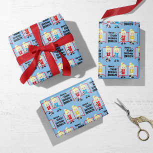 Feuille De Papier Cadeau Blonde Girl Soccer Personnalisé