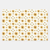 Feuille De Papier Cadeau Bloomind sunflowers in the garden (Devant 2)