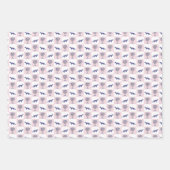 Feuille De Papier Cadeau Bloquer l'impression Botaniques et Animaux (Devant 3)