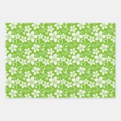 FEUILLE DE PAPIER CADEAU BLUE HAWAII (LIME) (Devant 2)