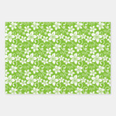 FEUILLE DE PAPIER CADEAU BLUE HAWAII (LIME) (Devant)