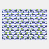 Feuille De Papier Cadeau Blueberries Toutes les occasions (Devant 3)