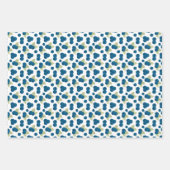 Feuille De Papier Cadeau Blueberry Cupcake fête d'anniversaire (Devant 3)