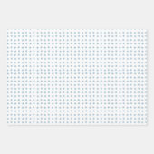 Feuille De Papier Cadeau Blues pour bébés Abstraits (Devant 2)