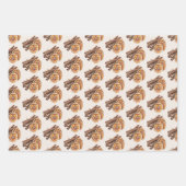 Feuille De Papier Cadeau Blush Cream Oranges Fruit Christmas (Devant 3)