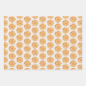 Feuille De Papier Cadeau Blush Cream Oranges Fruit Christmas (Devant 2)