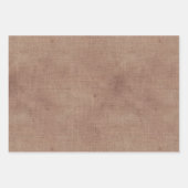 Feuille De Papier Cadeau Blush Faux Linen (look lin) Parties scintillant en (Devant)