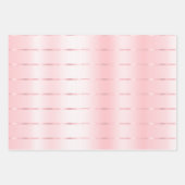 Feuille De Papier Cadeau Blush Ruban Arc Bow Mariage (Devant 3)