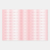 Feuille De Papier Cadeau Blush Ruban Arc Bow Mariage (Devant)