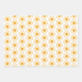 Feuille De Papier Cadeau Boho aquarelle arc-en-ciel (Devant 3)