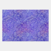 Feuille De Papier Cadeau Boho Batik Botaniques Belle (Devant 2)