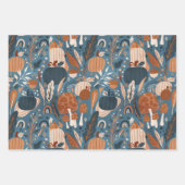 Feuille De Papier Cadeau Boho Citrouille Fall (Devant 2)