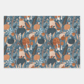 Feuille De Papier Cadeau Boho Citrouille Fall (Devant)