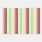 Feuille De Papier Cadeau Boho Earthy Warm Colours Anniversaire (Devant 2)