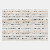 Feuille De Papier Cadeau Boho Fleurs sauvages (Devant 2)