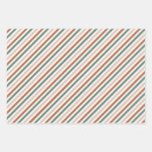 Feuille De Papier Cadeau Boho Noël Enveloppement cadeau de Noël moderne Vac (Devant)