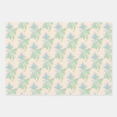Feuille De Papier Cadeau Boho Pastel Peach Floral Mariage (Devant 3)