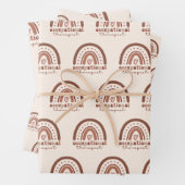 Feuille De Papier Cadeau Boho Rainbow OT ergothérapeute (En situation)