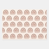 Feuille De Papier Cadeau Boho Rainbow OT ergothérapeute (Devant)