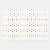 Feuille De Papier Cadeau Boho Rainbow Peach Purple Baby shower (Devant 3)