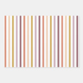 Feuille De Papier Cadeau Boho Rainbow Peach Purple Baby shower (Devant 2)