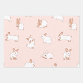 Feuille De Papier Cadeau Boho Spring Bunny Botanique (Devant 3)