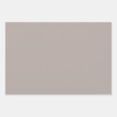 Feuille De Papier Cadeau Boho Taupe Script Typographie Baby shower garçon (Devant 2)