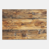 Feuille De Papier Cadeau Bois (Devant 3)