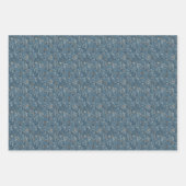 Feuille De Papier Cadeau Bois Animaux Bois d'hiver (Devant 3)