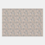 Feuille De Papier Cadeau Bois Animaux Bois d'hiver (Devant 2)