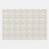 Feuille De Papier Cadeau Bois Animaux Bois d'hiver (Devant 3)