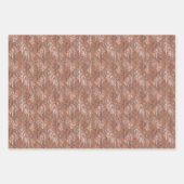 Feuille De Papier Cadeau Bois Animaux Bois d'hiver (Devant 2)