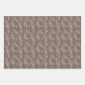 Feuille De Papier Cadeau Bois Animaux Bois d'hiver (Devant 2)