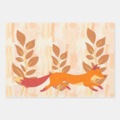 Feuille De Papier Cadeau Bois d'automne (Devant 3)