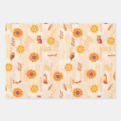 Feuille De Papier Cadeau Bois d'automne (Devant 2)