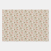 Feuille De Papier Cadeau Bois de Noël (Devant 2)