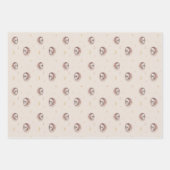 Feuille De Papier Cadeau Bois Motif de Hérisson pour maman et bébé (Devant 2)