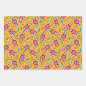 Feuille De Papier Cadeau Bois Noël hiver Mignonne Ours de forêt (Devant 2)